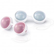 Вагинальные шарики «Luna Beads» на сцепке от компании Lelo, цвет мульти, LEL0305 Luna Beads, из материала Силикон, диаметр 3.6 см.