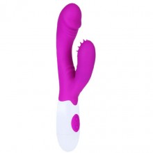 Вибратор с шипованым отроском для стимуляции клитора «Andre» из коллекции «Pretty Love» от Baile, цвет фиолетовый, BI-014264PUR, из материала Силикон, длина 20.5 см.