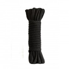 Веревка для интимных игр со связыванием из коллекции Bondage Collection от Lola Toys, цвет черный, 1041-01lola, из материала Полиэстер, 3 м.