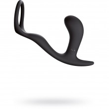 Насадка с анальной пробочкой «Bootie Ring», цвет черный, Fun Factory 25488, из материала Силикон, длина 13.5 см.