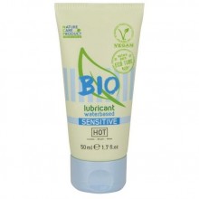 Органический лубрикант для чувствительной кожи «Bio Sensitive» от компании Hot Products, объем 50 мл, 44160, из материала Водная основа, 50 мл.