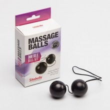 Классические шарики для тренировок интимных мышц от компании СК-Визит, цвет черный, 8009-1, из материала Пластик АБС, диаметр 3.5 см.