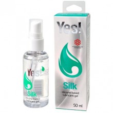 Силиконовая гипоаллергенная вагинальная смазка «Silk» от компании Yes, объем 50 мл, 4705, цвет Прозрачный, 50 мл.