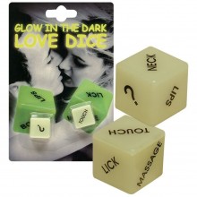 Сувенирные кубики для любовных игр «Glow-in-the-dark» светящиеся в темноте, Orion 07738750000