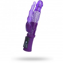 Анально-вагинальный вибратор на присоске из коллекции A-Toys от ToyFa, цвет фиолетовый, 765008, коллекция ToyFa A-Toys, длина 22 см.
