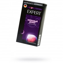 Презервативы латексные «Неоновый дебют №8» светящиеся в темноте от компании Expert, упаковка 8 шт, 109/12, диаметр 5.2 см.