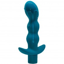 Анальный вибростимулятор с гибким ограничителем «Naughty Aquamarine» из коллекции Spice It Up от Lola Toys, цвет голубой, 8012-03Lola, бренд Lola Games, коллекция Spice It Up by Lola, длина 10.5 см.