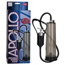 Вакуумная помпа «Premium Power Pumps» для мужчин из серии Apollo от California Exotic Novelties, цвет черный, SE-1001-10-3, бренд CalExotics, из материала Пластик АБС, длина 25 см.