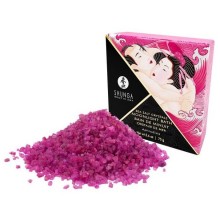 Ароматическая соль для ванны мини-версия «Роза - Moonlight Bath Aphrodisia» от компании Shunga, объем 75 гр, 6600 SG, цвет Розовый, 75 мл.