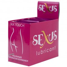 Набор пробников анальной гель-смазки «Silk Touch Strawberry Anal», 50 пробников по 6 мл, 817016, бренд Sexus Lubricant, 6 мл.