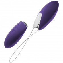 Виброяйцо классической формы на дистанционном управлении «R1» от компании OVO, цвет фиолетовый, R1 PURPLE, длина 8 см.