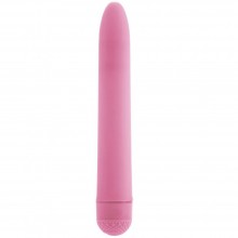 Розовый вибромассажер  FIRST TIME POWER VIBE - 15,25 см., бренд CalExotics, из материала Пластик АБС, длина 15.25 см.