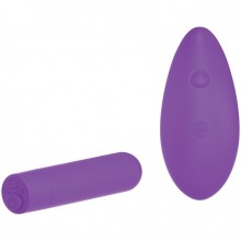 Трусики с вибрацией и дистанционным управлением «Fantasy For Her Crotchless Panty Thrill-Her» от компании PipeDream, цвет фиолетовый, размер OS, 4933-12 PD, из материала Пластик АБС, длина 7.5 см.
