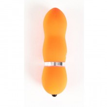 Водонепроницаемый мини-вибратор «Funny Five» от Sexus, цвет оранжевый, 931014-11, бренд Sexus Funny Five, из материала Пластик АБС, длина 10 см.