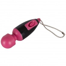 Мини-вибратор «Key Ring Vibe» в виде брелка от компании You 2 Toys, цвет розовый, 0582247, бренд Orion, коллекция You2Toys, длина 6.5 см.