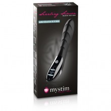 Электростимулирующий вибратор «Sizzling Simon Black Edition», цвет черный, Mystim 46872, бренд Mystim GmbH, длина 27 см.