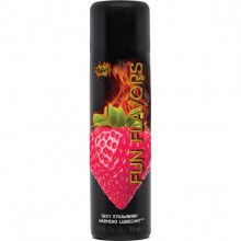 Разогревающий лубрикант «Fun Flavors 4-in-1 Seductive Strawberry» с ароматом клубники от компании Wet, объем 121 мл, 20423, из материала Водная основа, 89 мл.