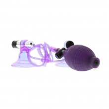 Вакуумные стимуляторы на соски с вибрацией «Hi-Beam» от Gopaldas, цвет фиолетовый, 2K429CLV-BXSC, длина 5.6 см.