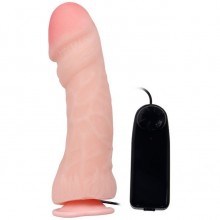Вибратор с присоской «The Big Penis» от компании Baile, цвет телесный, BW-007012Z, из материала TPE, длина 24 см.