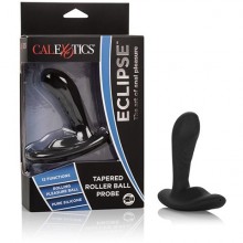 Анальный вибростимулятор «Eclipse Tapered Roller Ball Probe» от компании California Exotic Novelties, цвет черный, SE-0383-50-3, бренд CalExotics