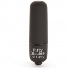 Гладкая вибропуля «Heavenly Massage Bullet Vibrator» от компании Fifty Shades of Grey, цвет черный, FS59958, из материала Пластик АБС, длина 6.4 см.