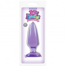 Средняя анальная пробка «Jelly Rancher Pleasure Plug Medium» от компании NS Novelties, цвет фиолетовый, NSN-0450-35, длина 12.7 см.