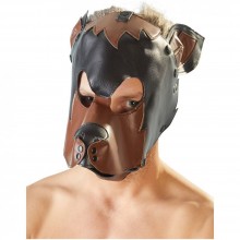 Маска на голову в форме собачьей морды «Fetish» от компании Orion, цвет черный, размер OS, 24924661001, One Size (Р 42-48)