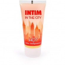Разогревающая гель-смазка «Intim Hot In The City» от лаборатории Биоритм, объем 60 мл, BIOLB-60004, из материала Водная основа, цвет Прозрачный, 60 мл.