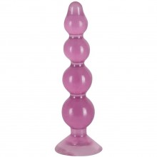 Анальный стимулятор-елочка «Anal Beads» от компании You 2 Toys, цвет розовый, 0511307, длина 13 см.