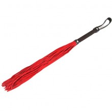 Длинная мягкая плеть c красными шнурами «Soft Red Lash» от компании Erotic Fantasy, цвет красный, EFW009, бренд EroticFantasy, длина 81.5 см.