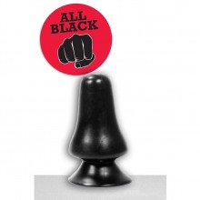 Анальный плаг-гигант для фистинга «All Black - AB 39», цвет черный, O-Products 115-AB39, длина 12 см.