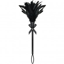 Пуховка из перьев для щекотания «A707», цвет черный, Obsessive OBS3414, из материала Перья