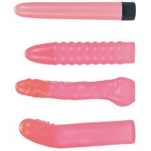 Набор секс игрушек для женщин «Hot Kit», цвет розовый, Dream Toys 2k35pr-BCD, длина 17.8 см.