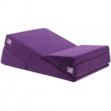Набор из двух подушек для любви «Wedge-Ramp Combo», цвет фиолетовый, Liberator 11215105, из материала Ткань