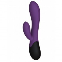 Нагреваемый вагинальный вибратор для точки G с клиторальным отростком «Perseus», цвет фиолетовый, Le Frivole Costumes 05487, из материала Силикон, длина 20.8 см.