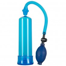 Классическая мужская вакуумная помпа «Bang Bang PenisPump», цвет синий, You 2 Toys 0519952, цвет Голубой, длина 20 см.