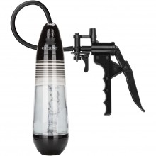 Ручная вакуумная помпа для мужчин «Optimum Series Magic Pump» с поршневым насосом, цвет черный, California Exotic Novelties SE-1035-10-3, длина 16 см.