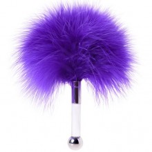 Фиолетовая пуховая щекоталка из серии Theatre, ToyFa 700027, из материала Пластик АБС, цвет Фиолетовый, длина 20 см.