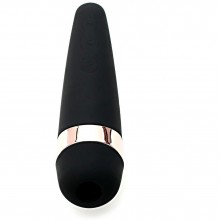 Женский вакуумный стимулятор клитора «Pro 3 Vibration», цвет черный, Satisfyer J2018-32, из материала Силикон, длина 13.5 см.