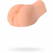 Мужской реалистичный мастурбатор-вагина с двумя любовными отверстиями, цвет телесный, XISE XS-MA60010, из материала TPR, длина 17 см.
