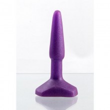 Анальный стимулятор-пробка «Small Anal Plug Purple», длина 12 см, цвет фиолетовый, Lola Toys 510245, из материала TPE, длина 12 см.