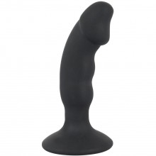 Анальная вибровтулка Black Velvets Rechargeable Plug, черная, бренд Orion, из материала Силикон, длина 14 см.