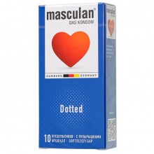 Masculan «Classic Dotty Type 2» презервативы с пупырышками 10 шт., длина 19 см.