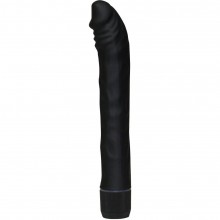 Черный женский вибратор «Vibrator Noir» You 2 Toys, из материала Силикон, длина 19 см.