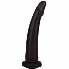 Анальный изогнутый стимулятор-насадка, цвет черный, Lovetoy 427700ru, бренд Биоклон, длина 13 см.