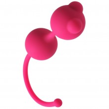 Вагинальные шарики «Emotions Foxy Pink», цвет розовый, 4001-02Lola, бренд Lola Games, из материала Силикон, длина 16.2 см.