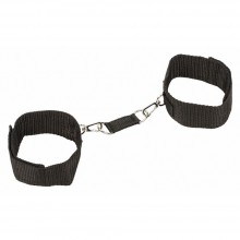 БДСМ поножи Bondage Collection «Ankle Cuffs», размер One Size, Lola Toys 105201Lola, из материала Нейлон, цвет Черный, длина 33 см.