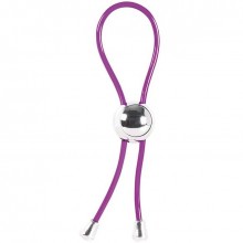 Эрекционное лассо «Hard To Please Joy Ring», цвет фиолетовый, Toy Joy TOY9131, из материала Силикон