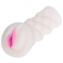 Недорогой мужской мастурбатор-вагина, Baile INSBM-009153N, из материала TPE, цвет Телесный, длина 16 см.