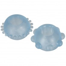 Набор из 2-х колец для пениса «Penis Cock Ring», You 2 Toys, бренд Orion, из материала TPE, цвет Голубой, длина 2.8 см.